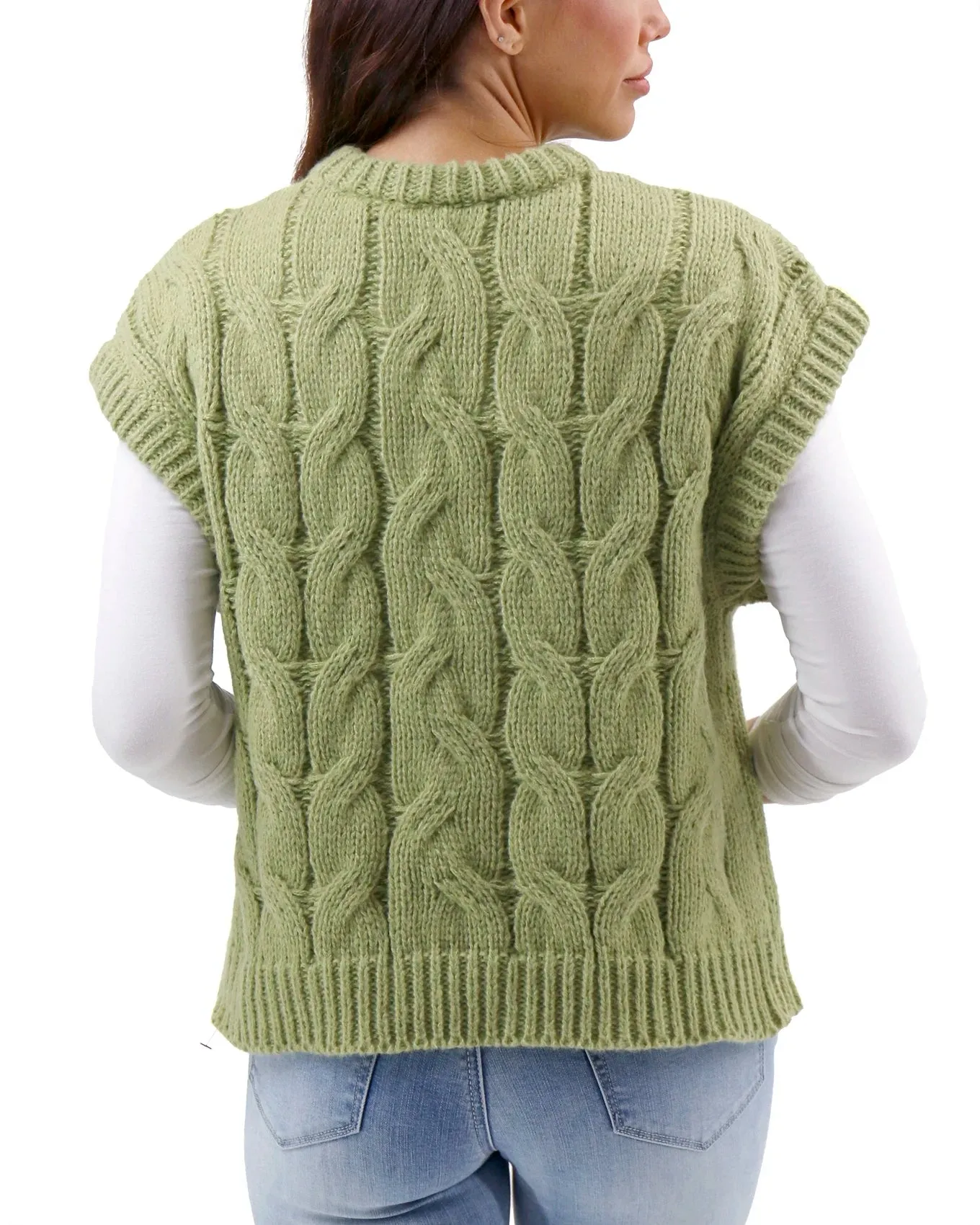 Cable Knit Ivy Sweater Vest