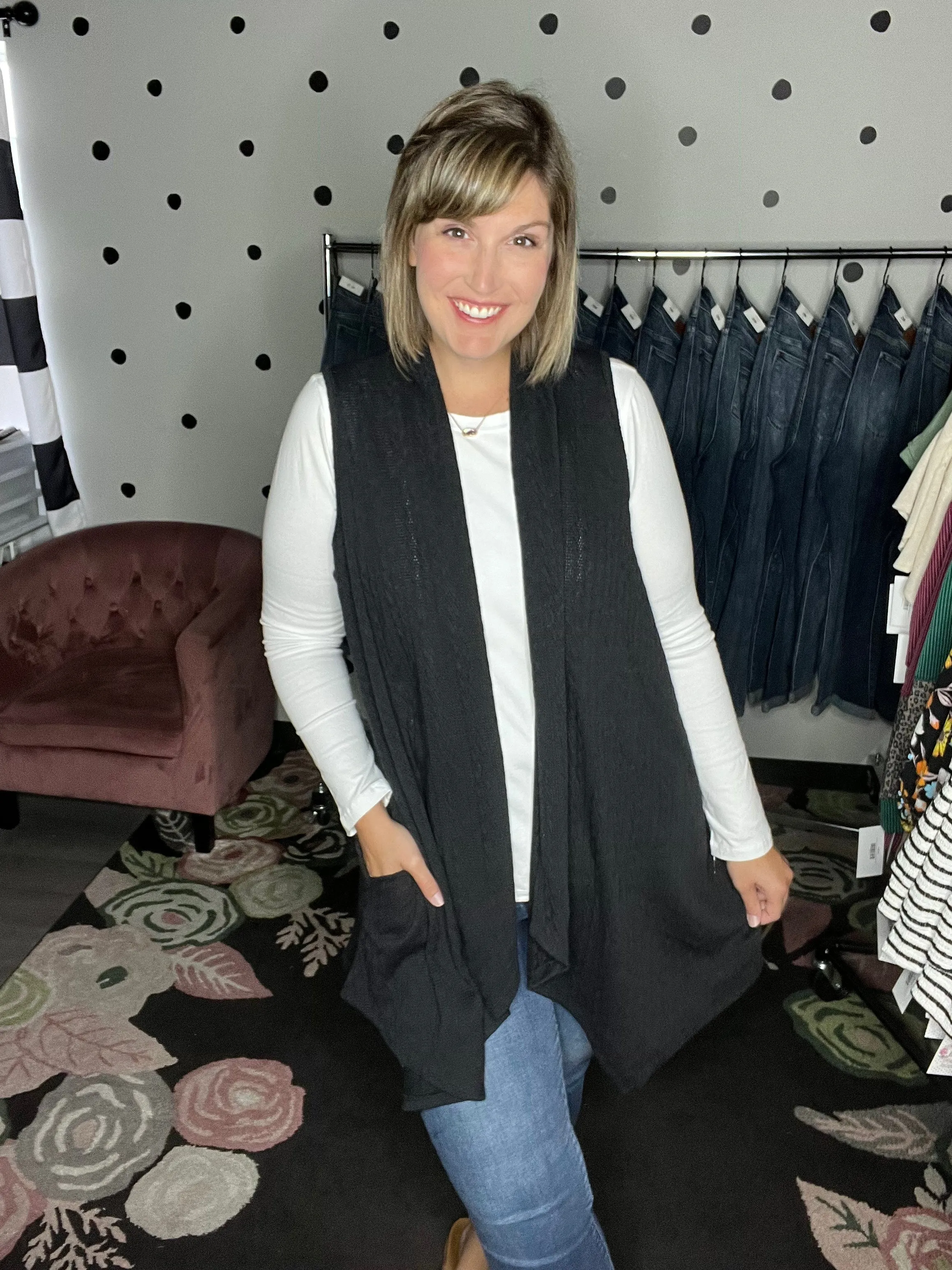 Cable Knit Vests