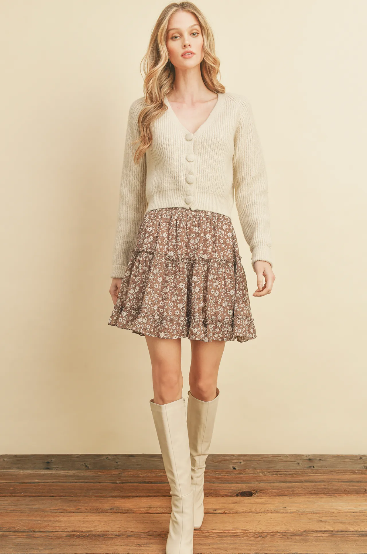 Chunky Cropped Cardigan