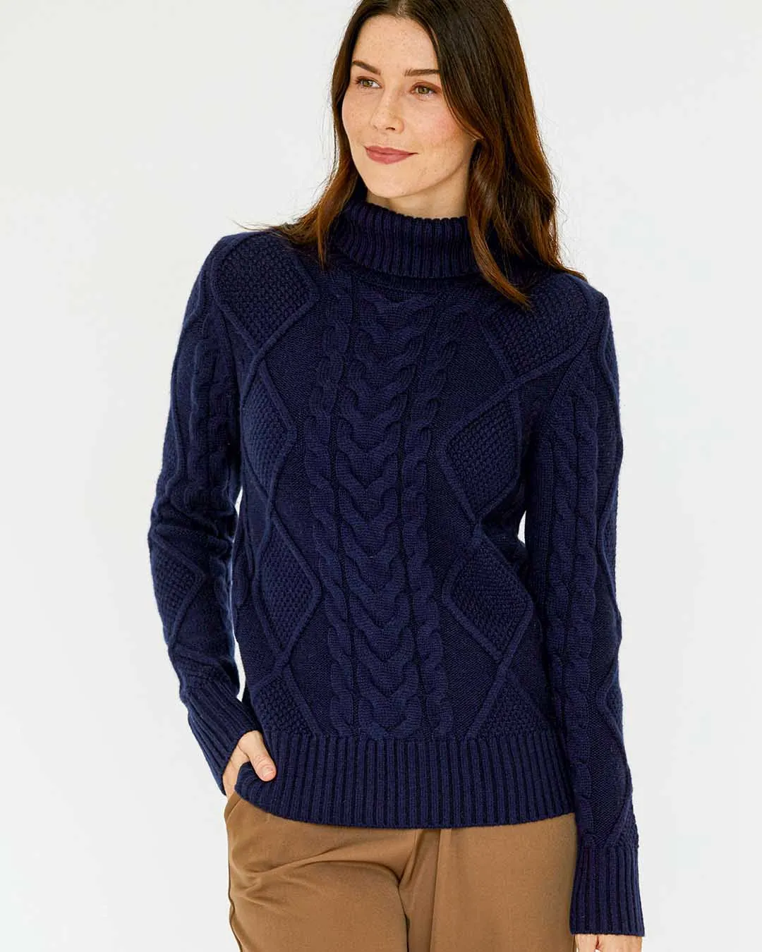 Classic Cable Turtleneck
