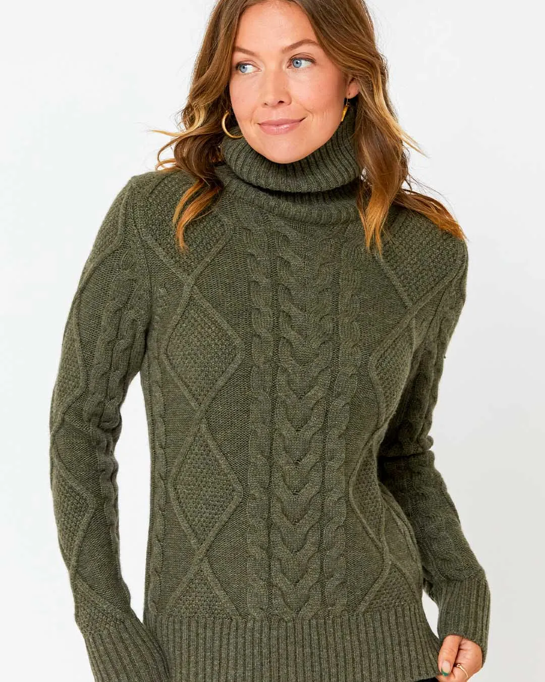 Classic Cable Turtleneck