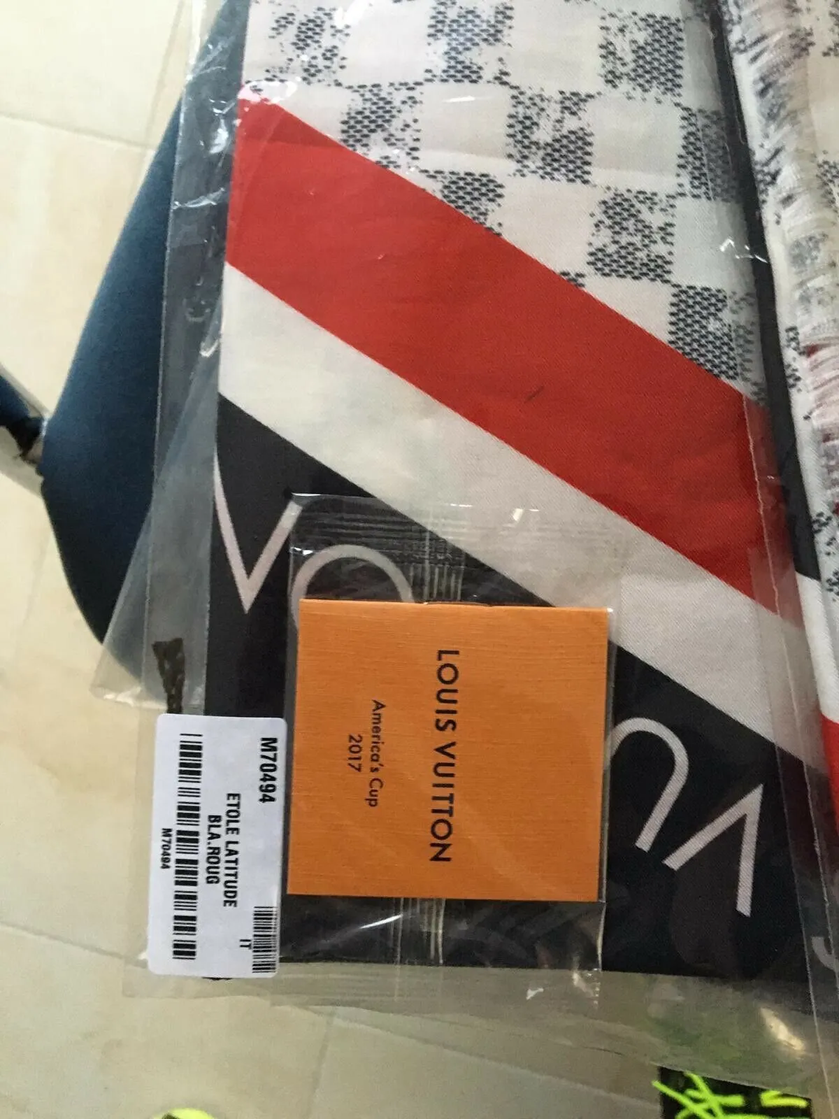 Damier Latitude Scarf