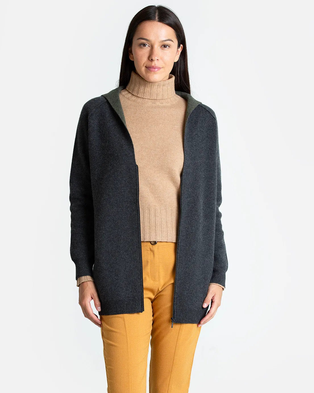 Double Faced Cashmere Coatigan