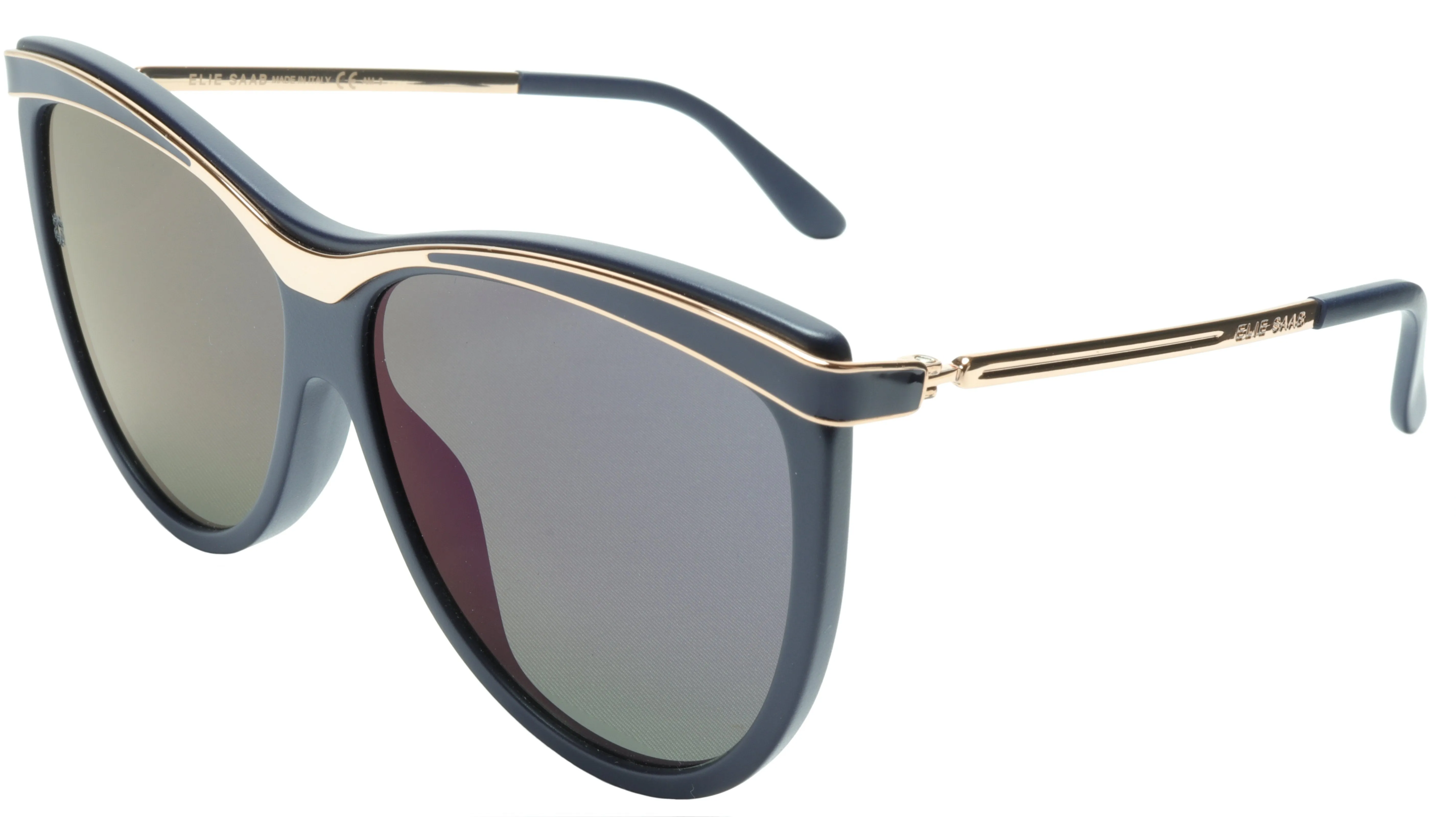 Ellie Saab Sunglasses ES 024/G/S PJPQQ Acetate Metal Italy Made 61-13-140