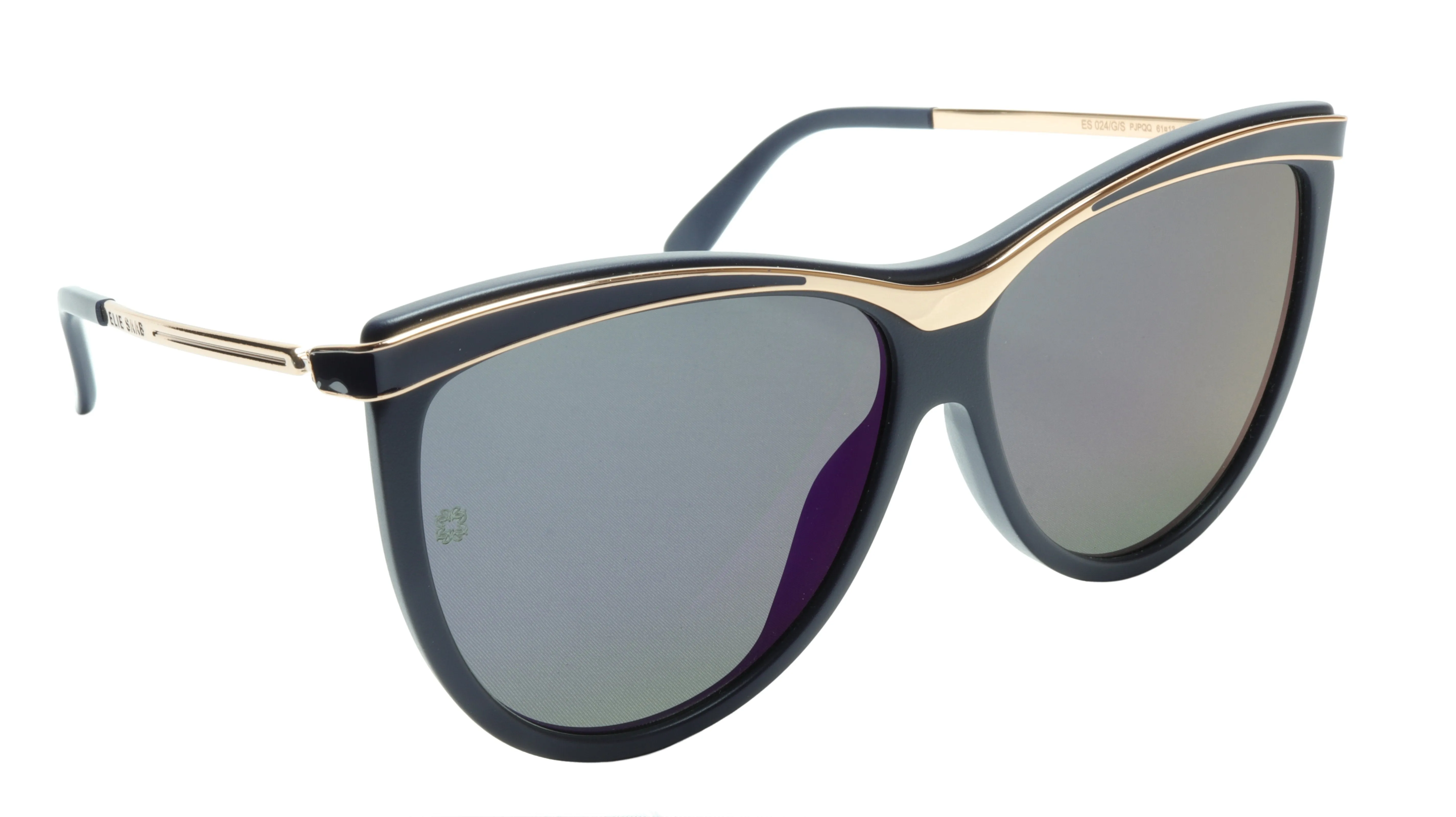 Ellie Saab Sunglasses ES 024/G/S PJPQQ Acetate Metal Italy Made 61-13-140
