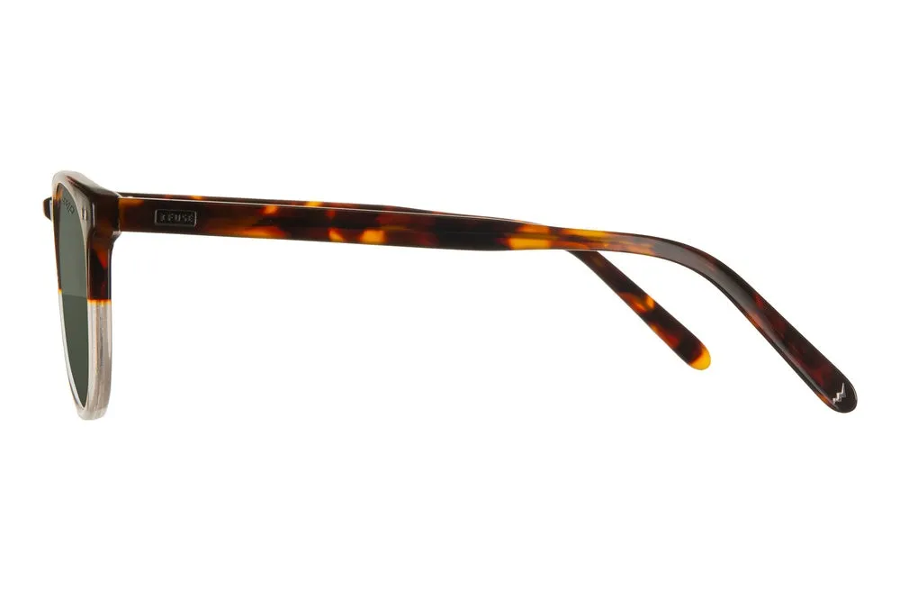 Fuse Prescription Jupiter Sunglasses | Tortoise Clear Fade