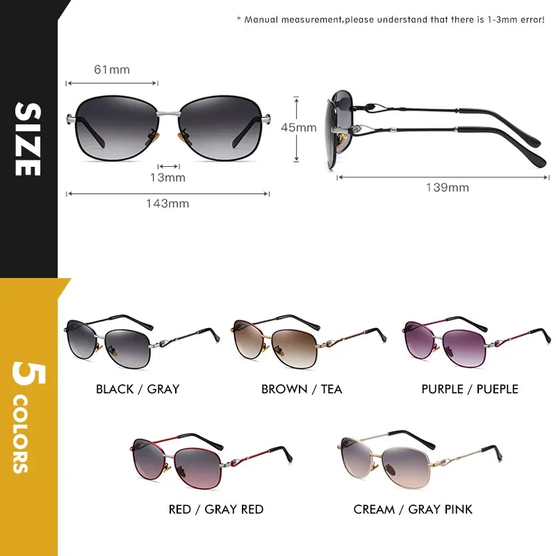 Gradient Polarized Lens UV400 Sunglasses