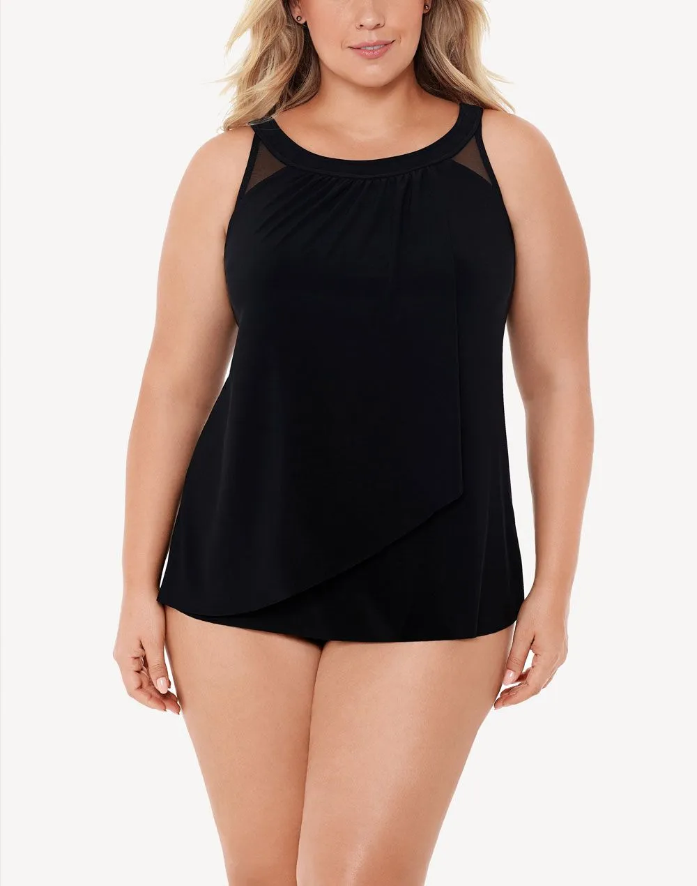 Illusionists Ursula Plus Size Tankini Top