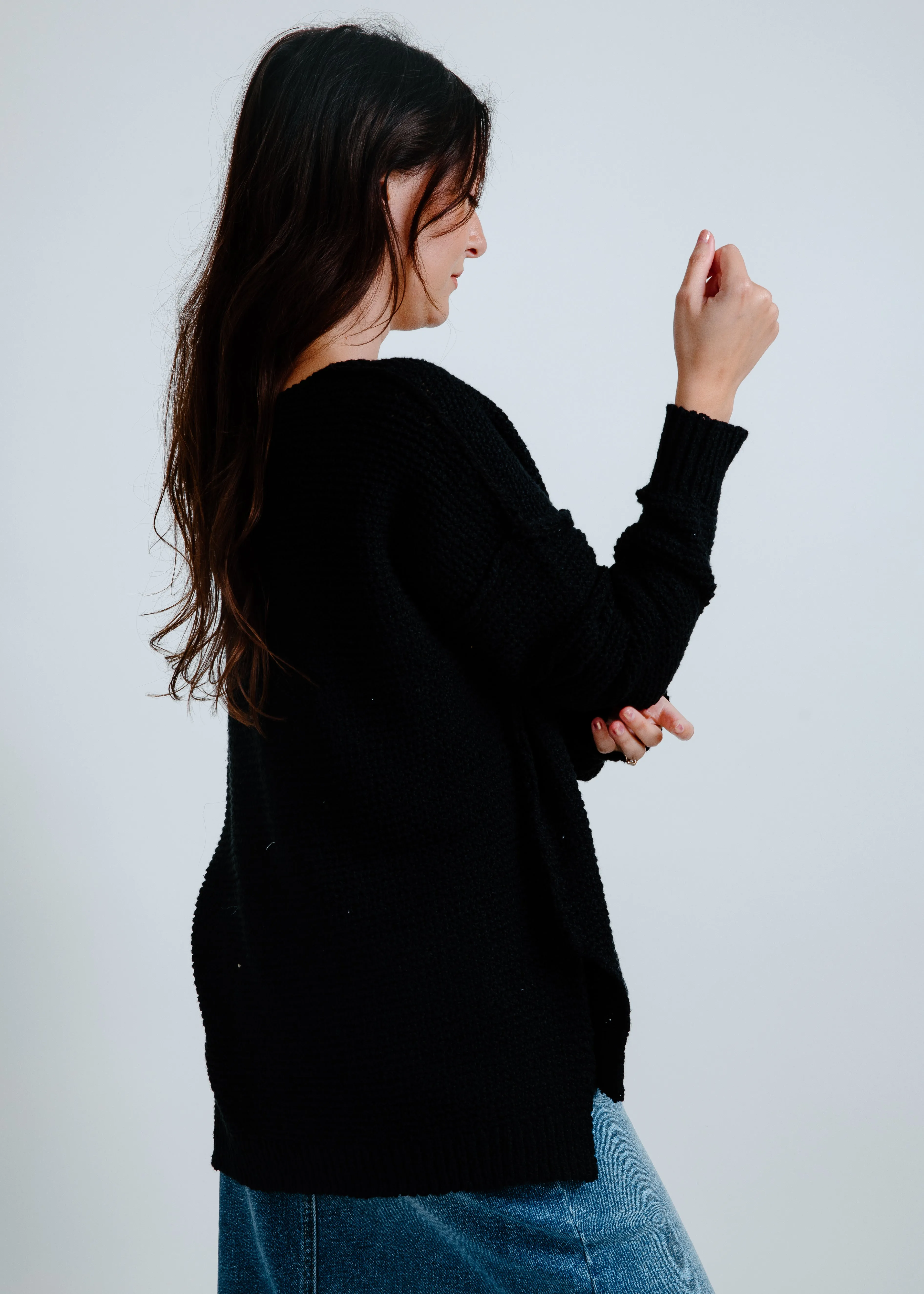Kelly Knit Sweater - Black