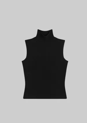 Lauren Sleeveless Turtleneck (Black)