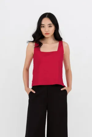 Naya Side Button Top