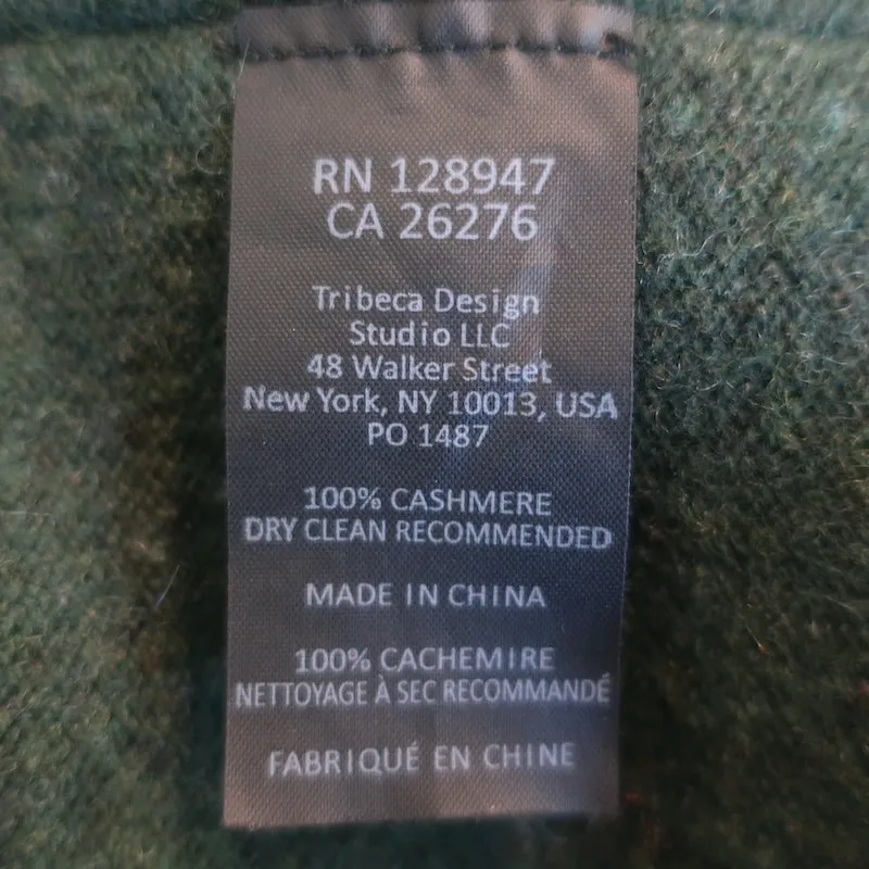 Nili Lotan Cashmere Sweater Forest Green Size Medium