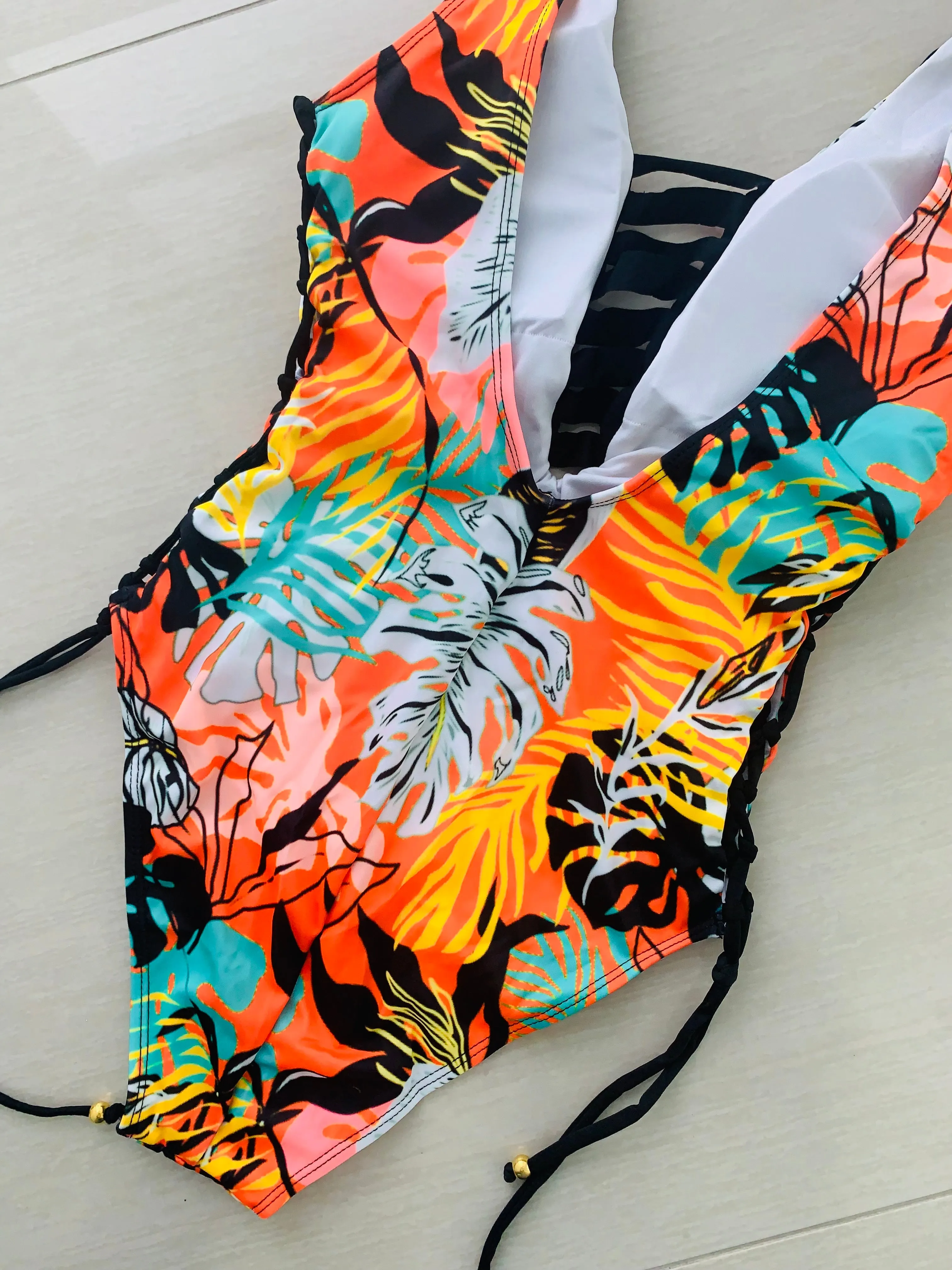 One Piece Adjustable Swimsuit