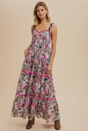 Orchid Tie Maxi