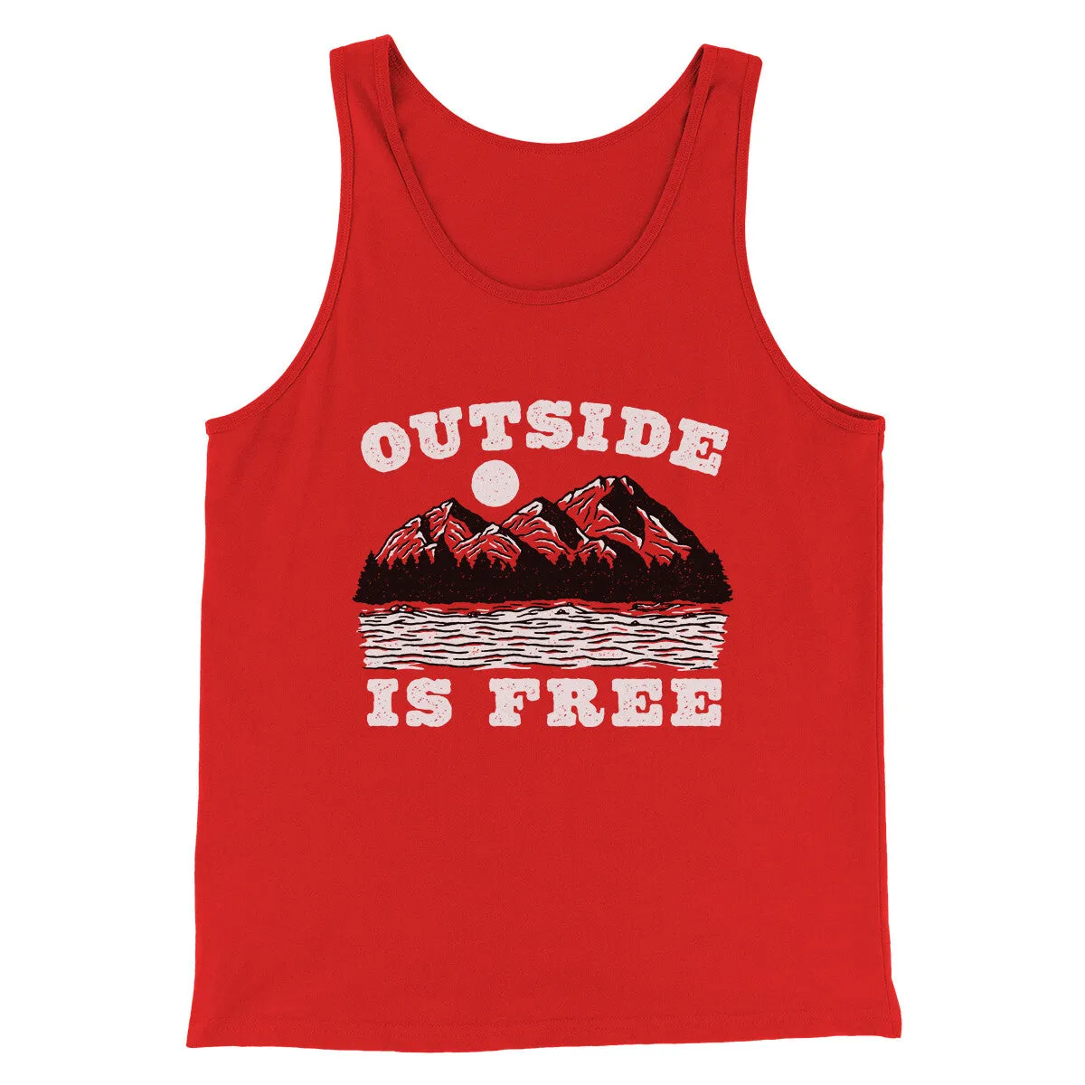 Outside Is Free Men/Unisex Tank Top