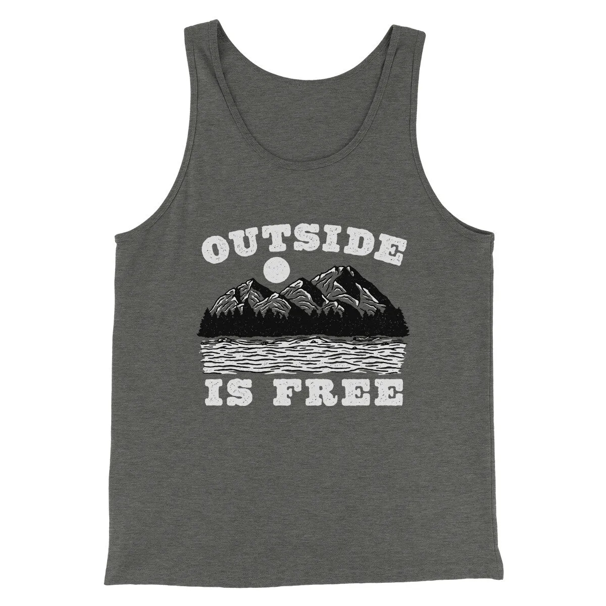 Outside Is Free Men/Unisex Tank Top