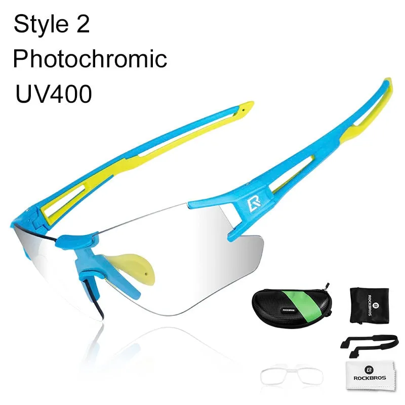 ROCKBROS Photochromatic Sunglasses with Myopia Frame