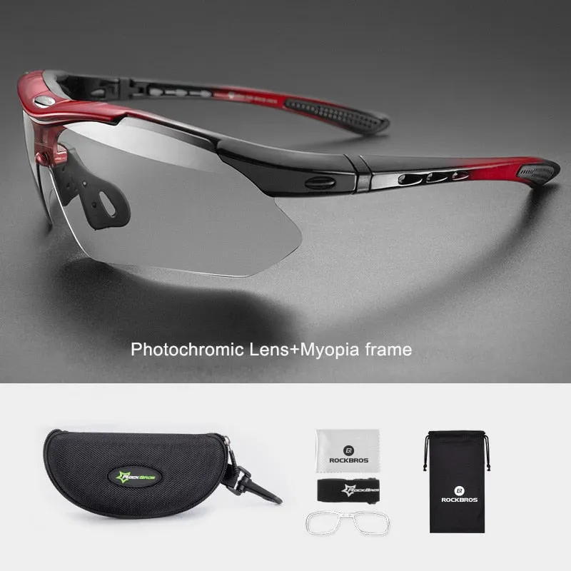 ROCKBROS Photochromatic Sunglasses with Myopia Frame