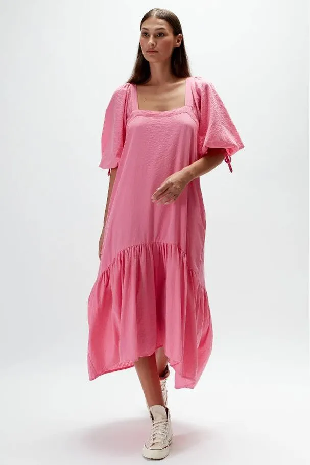RUE STIIC LYRA MAXI DRESS - PEONY PINK