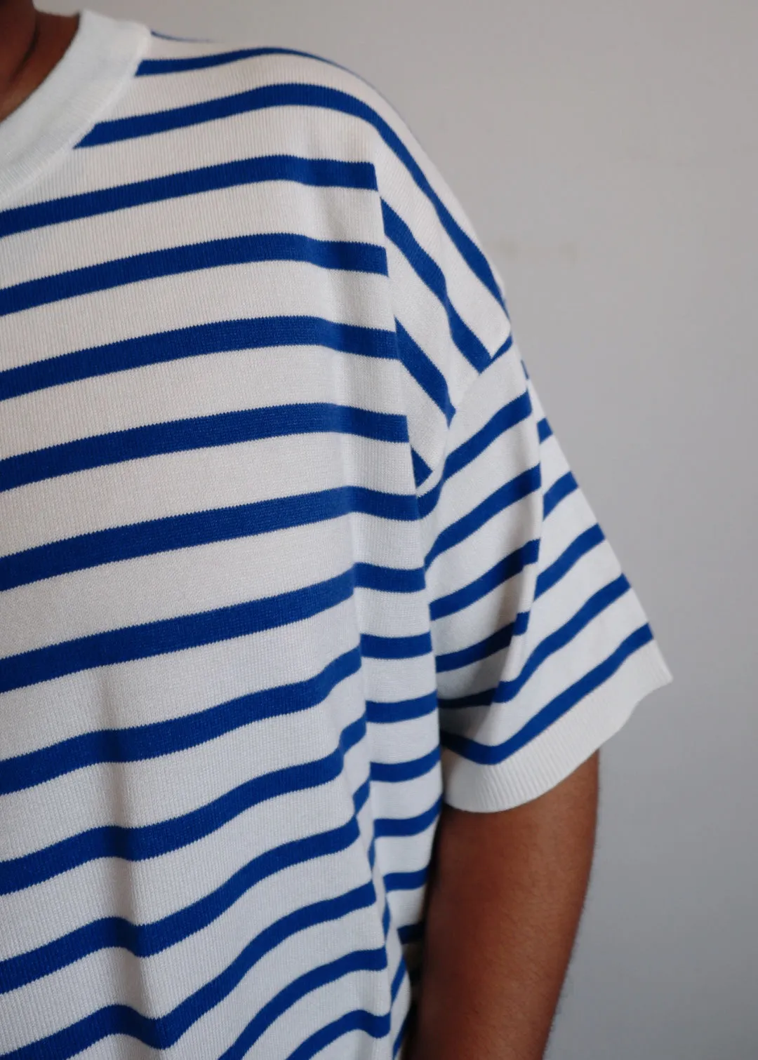 Striped Crop Sweater Top