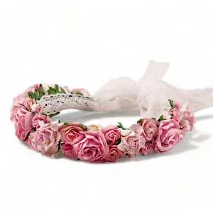 The Rose Bud Designer Girls Flower Crown