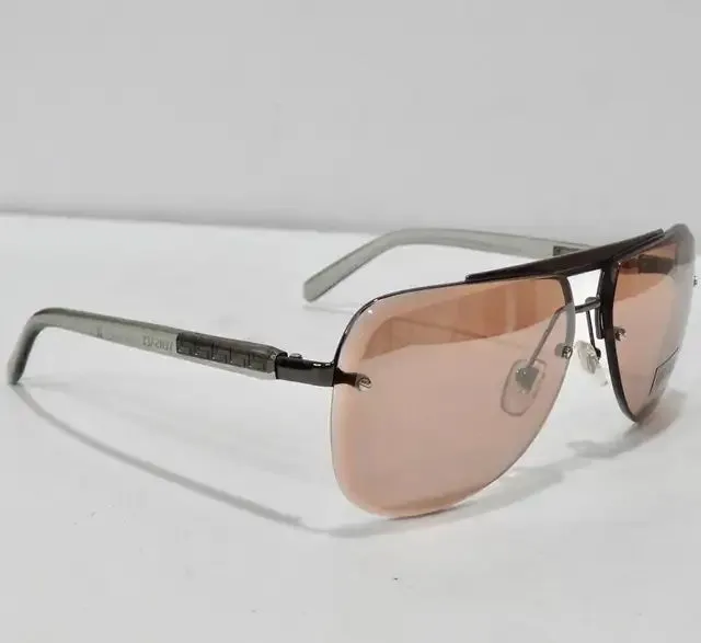 Versace 1990s Silver Sunglasses