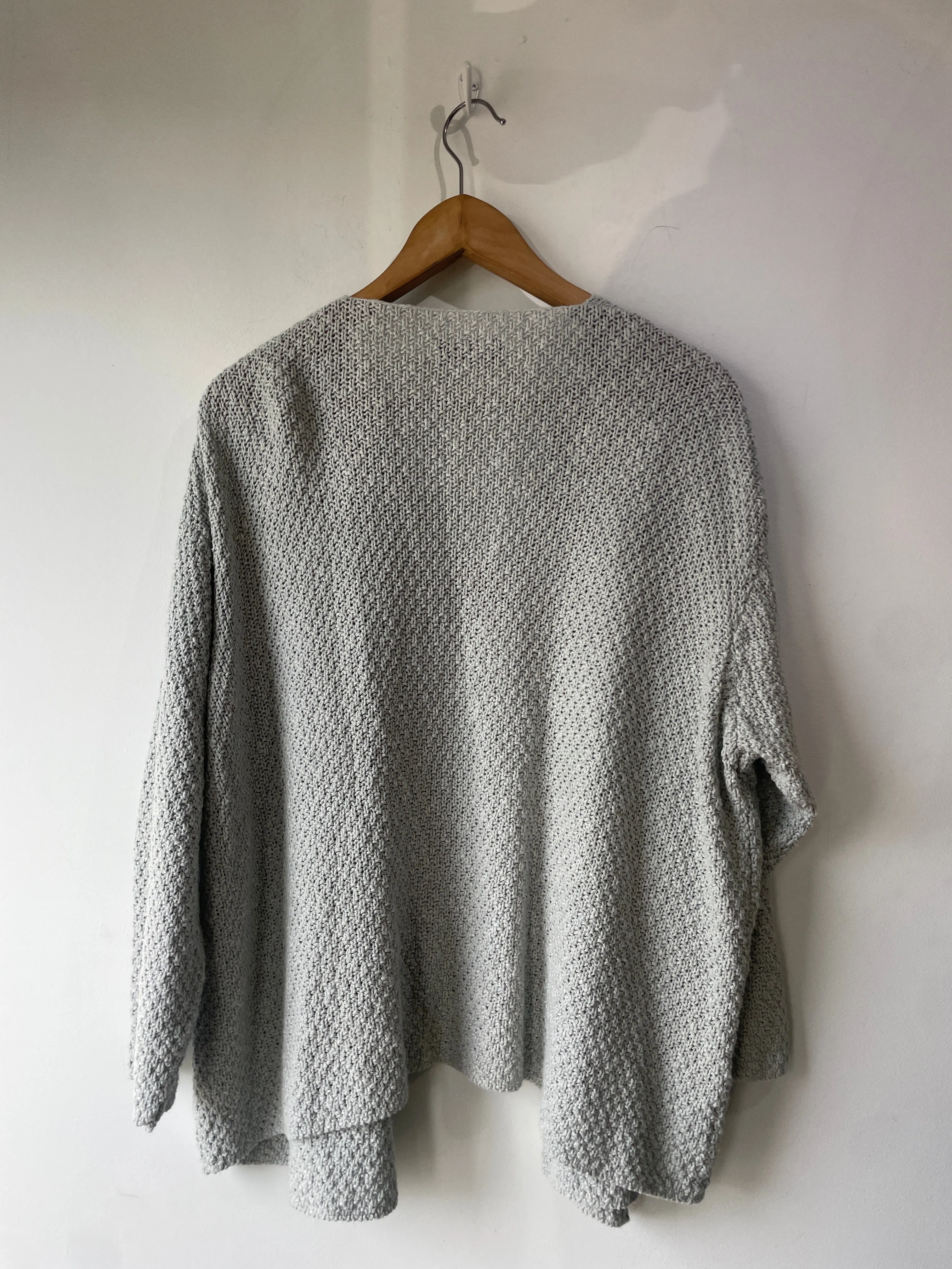 Vintage Eskandar Grey Open Cardigan