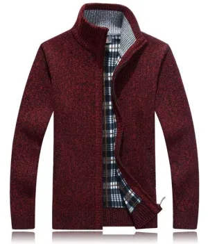 West Louis™ Zipper Turtleneck Cardigan
